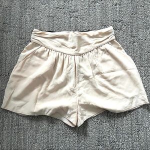 Aritzia Wilfred 100% silk shorts